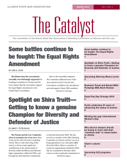 Spotlight on Shira Truitt - Illinois State Bar Association