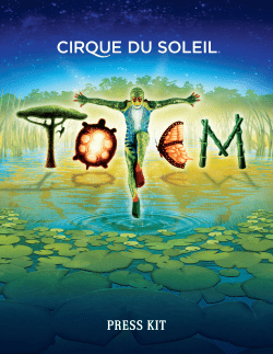 press kit - Cirque du Soleil