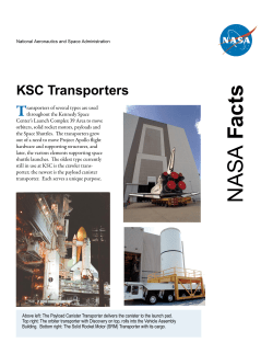 KSC Transporters - NASA KLASS Program and Curriculum