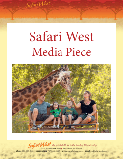 Media Piece - Safari West