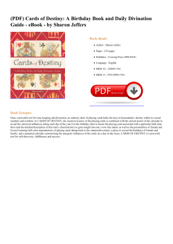 Cards of Destiny: A Birthday Book and Daily