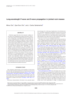 Long-wavelength P-wave and S-wave propagation in jointed rock