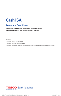 Cash ISA - Tesco Bank