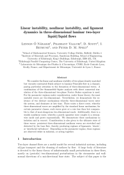 Linear instability, nonlinear instability, and ligament dynamics in