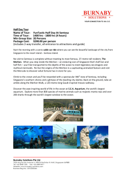 Post Conference Tours - Singapore NeuroScience Association