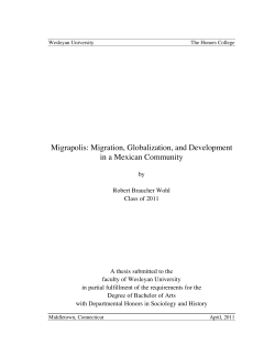 Migration, Globalization, and Development in a