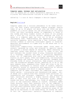 downolad the call for papers` presentation/scarica il - Ec