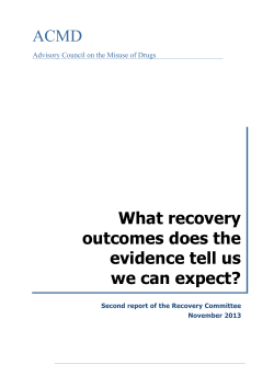 Recovery Committee: second report