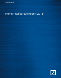 Human Resources Report 2016
