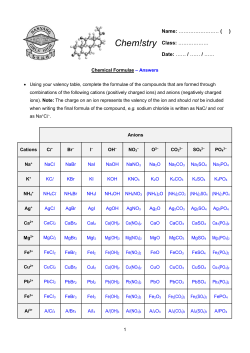 Chem!stry - Chemist.sg