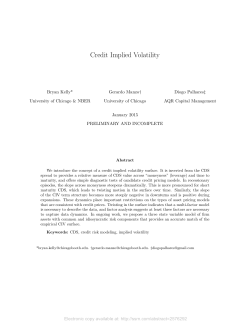 Credit Implied Volatility