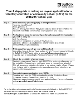 in-year application form (CAF2)