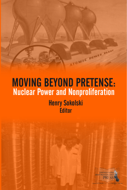 Nuclear Power and Nonproliferation - Strategic Studies Institute