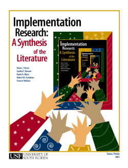 Implementation Research - CTN Dissemination Library