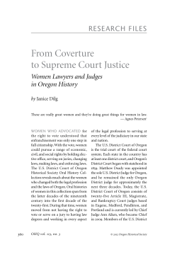 From Coverture to Supreme Court Justice