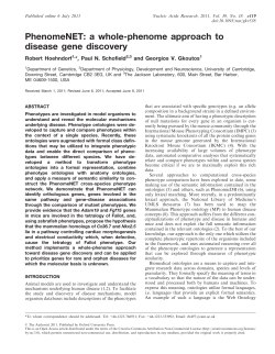 PhenomeNET: a whole-phenome approach to disease gene