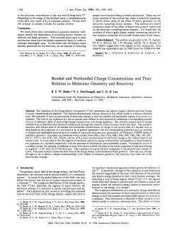 Bonded and Nonbonded Charge Concentrations