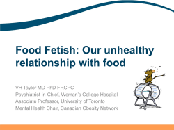Food Fetish: Our unhealthy relationship with food
