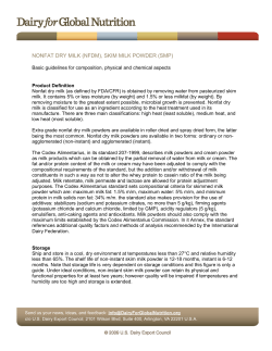 nonfat dry milk (nfdm), skim milk powder (smp)