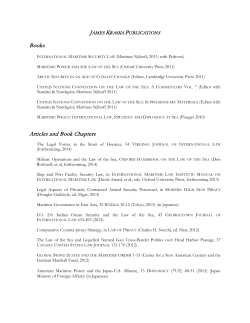 Publications list - University of Virginia