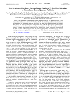 Band Structure and Oscillatory Electron