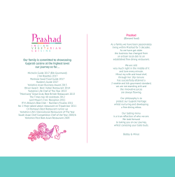 tasting menu