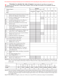 TO Worksheet and Sample Worksheet for print out only.