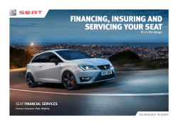 Finance range brochure