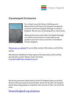 Introductions to Heritage Assets - Causewayed