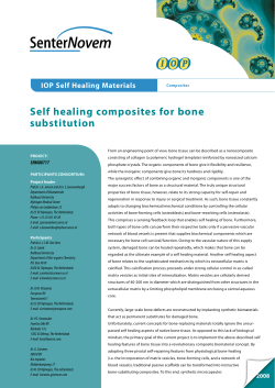 self healing composites for bone substitution