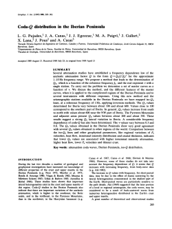 Coda-Q distribution in the Iberian Peninsula