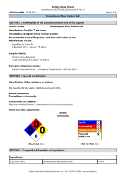 Bromothymol Blue, Sodium Salt