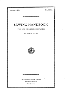 sewing handbook