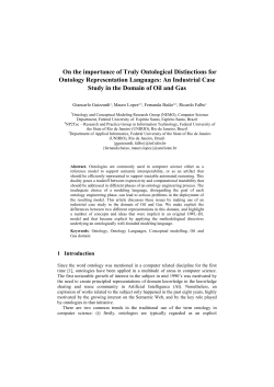 On the importance of Truly Ontological