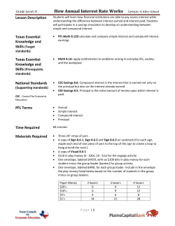 How Annual Interest Rate Works Lesson: 6 After School