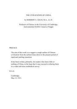 Gilles, Herbert - The Civilization of China