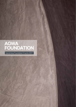 agwa foundation - Art Gallery of Western Australia