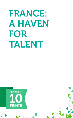 FRANCE: A HAVEN FOR TALENT