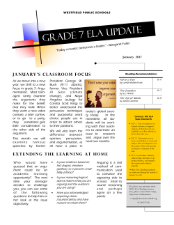 January 2017 - Westfield Public School District
