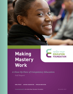 Making mastery work: A close-up view of