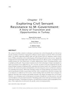 Exploring Civil Servant Resistance to M