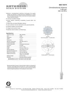 800-10374 Omnidirectional Antenna