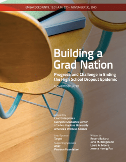 Building a Grad Nation - Progress and Challenge