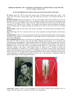 Fighting the Kimberley. The 3 Australian Corps