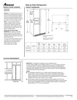 Side by Side Refrigerator
