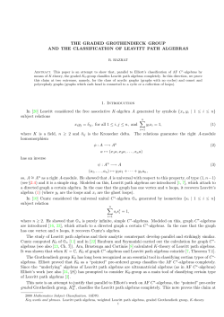 THE GRADED GROTHENDIECK GROUP AND THE