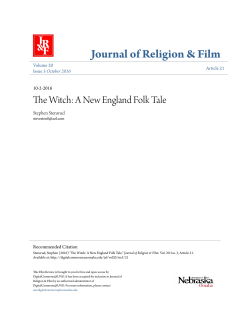 The Witch: A New England Folk Tale