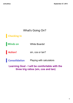 sohcahtoa - gilbertmath.com