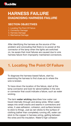 harness failure - Truck-Lite