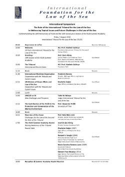 5 August Symposium